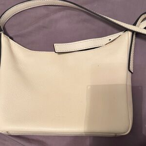 Fossil Cream Pebble Leather crossbody Bag